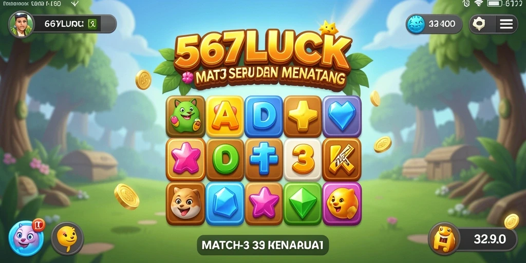 Tampilan gameplay seru dan penuh warna di 567LUCK.