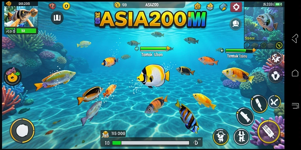 Tangkapan layar ASIA200 menampilkan aksi seru menangkap ikan.