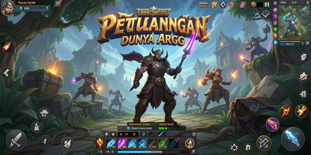 Tangkapan layar menunjukkan aksi seru dalam permainan ARPG.