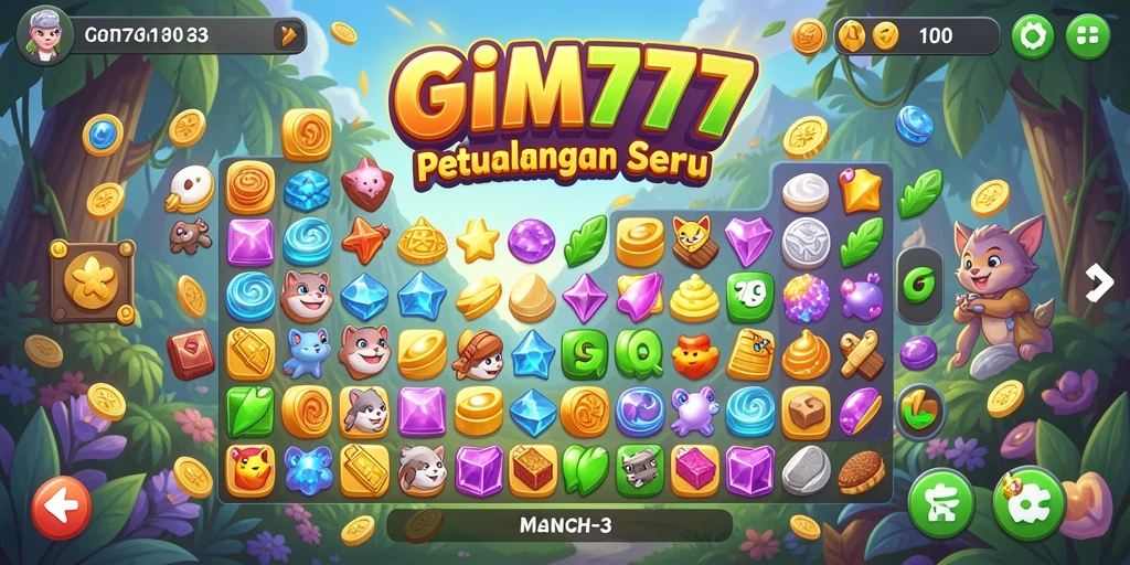 Tampilan gameplay <strong>GIM777</strong> yang penuh warna dan menarik.