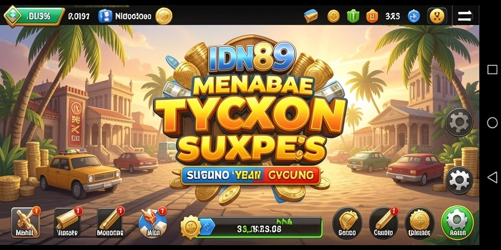 Tampilan gameplay menarik dari game Tycoon IDN89.