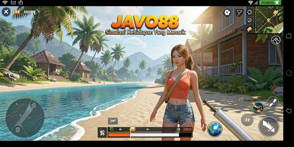 Tampilan gameplay <strong>JAVO88</strong> yang menakjubkan dan interaksi karakter yang nyata.