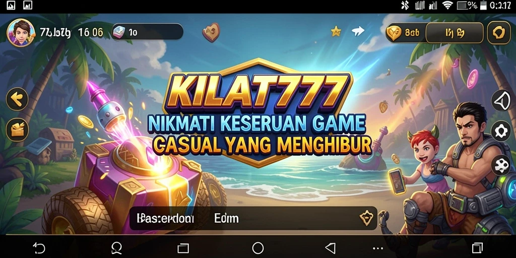 Tampilan menarik dari gameplay KILAT777 yang penuh warna.