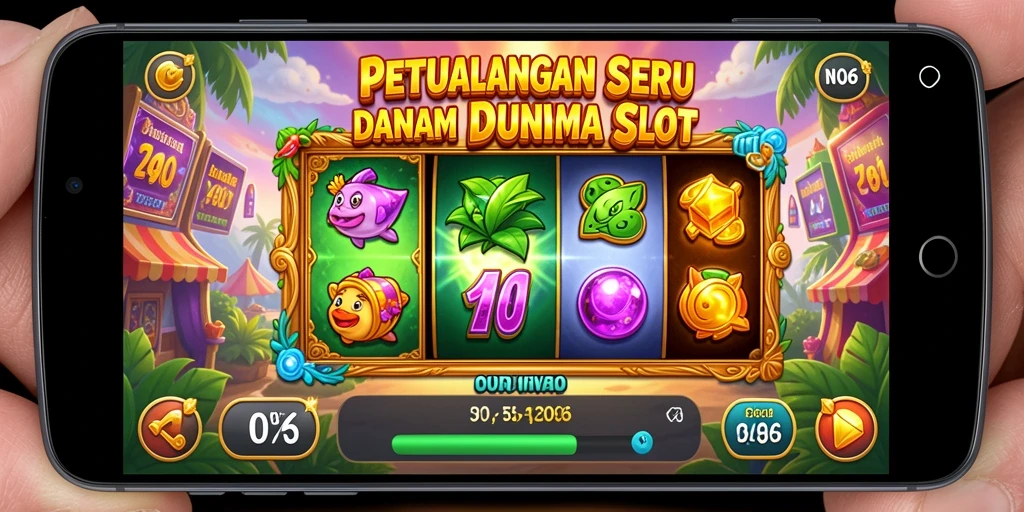 Tampilan gameplay N06 yang menarik dan penuh warna dalam game Slot.