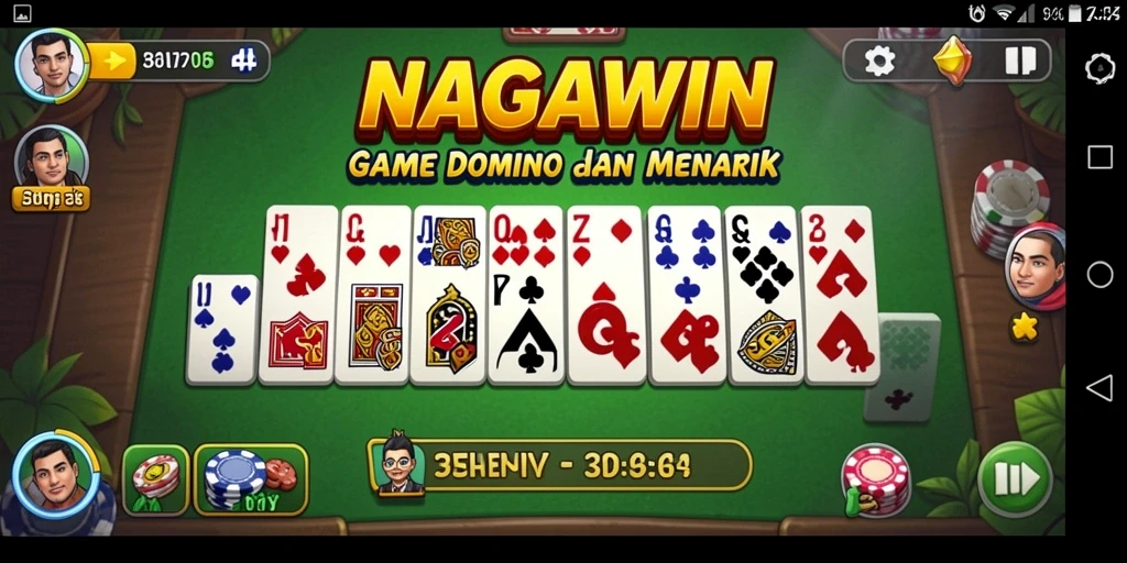 Tampilan gameplay NAGAWIN yang menarik dan interaktif.