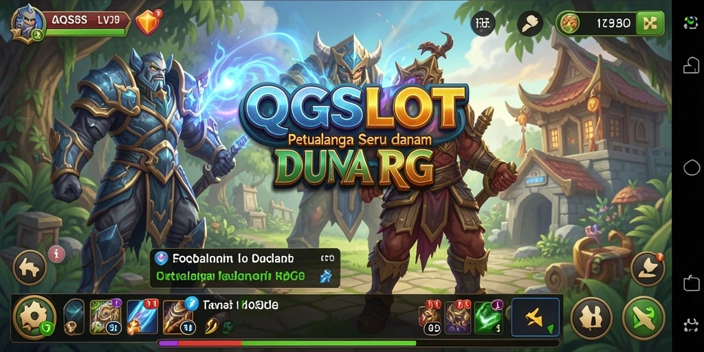 Tampilan gameplay RPG QQSLOT yang menarik dan mendebarkan.