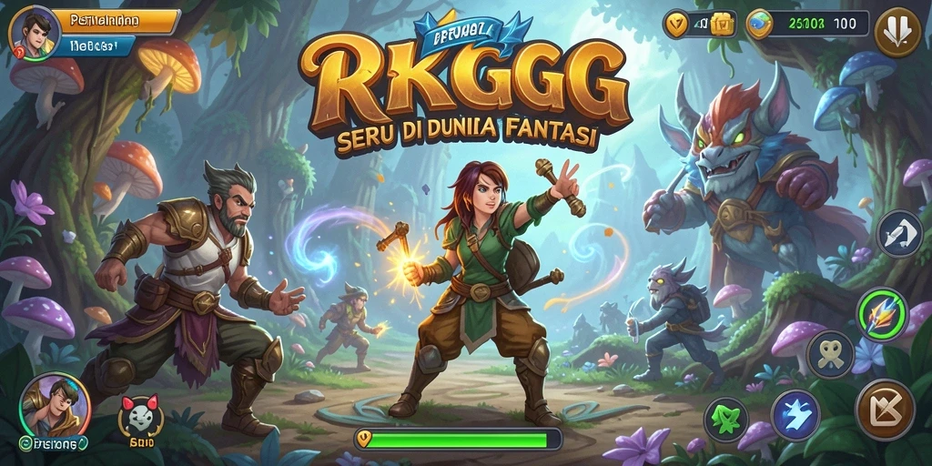 Tampilan gameplay RKGG yang menampilkan aksi petualangan seru.