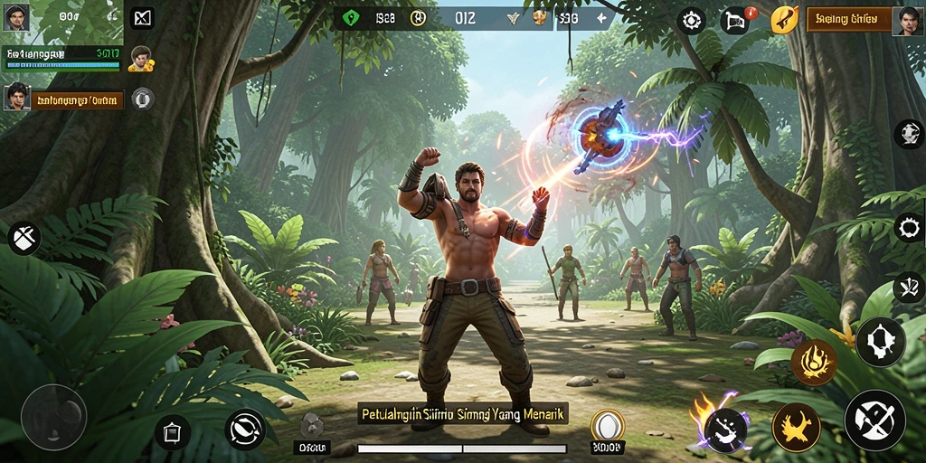 Menampilkan gameplay menarik dari SD107 dengan berbagai aktivitas simulasi.