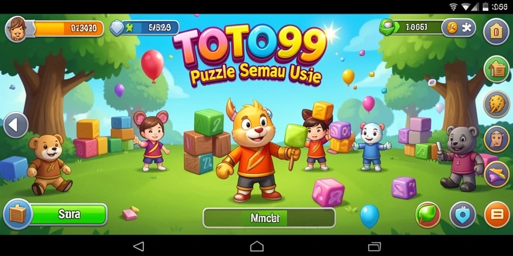 Tampilan gameplay seru dan tantangan menarik dari TOTO99.